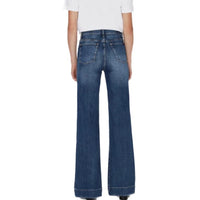 7 For All Mankind - Jeans a zampa a vita alta colore blu