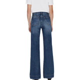 7 For All Mankind - Jeans a zampa a vita alta colore blu