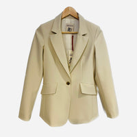 Semicouture - Giacca monopetto colore burro