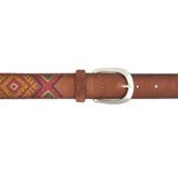 Orciani - Cintura “Blade Rainbow” in cuoio colore cuoio