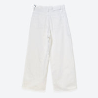 7 For All Mankind - Jeans a zampa a vita alta colore bianco